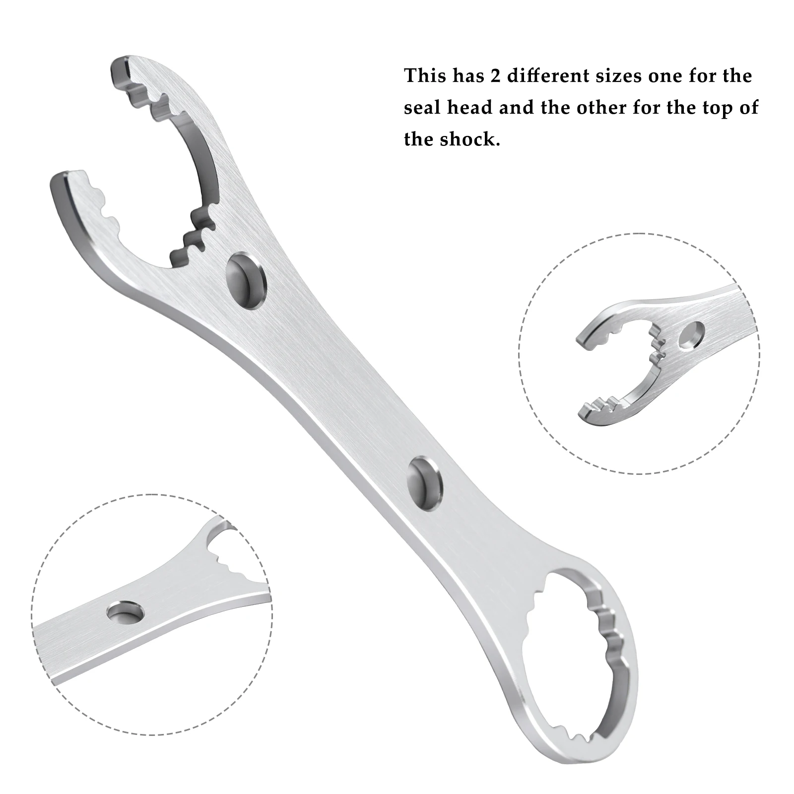 

Areyourshop Велосипед BCD0344 Ключ/инструмент с уплотнительной головкой - Встроенный клон CC для двойного ствола Cane Creek