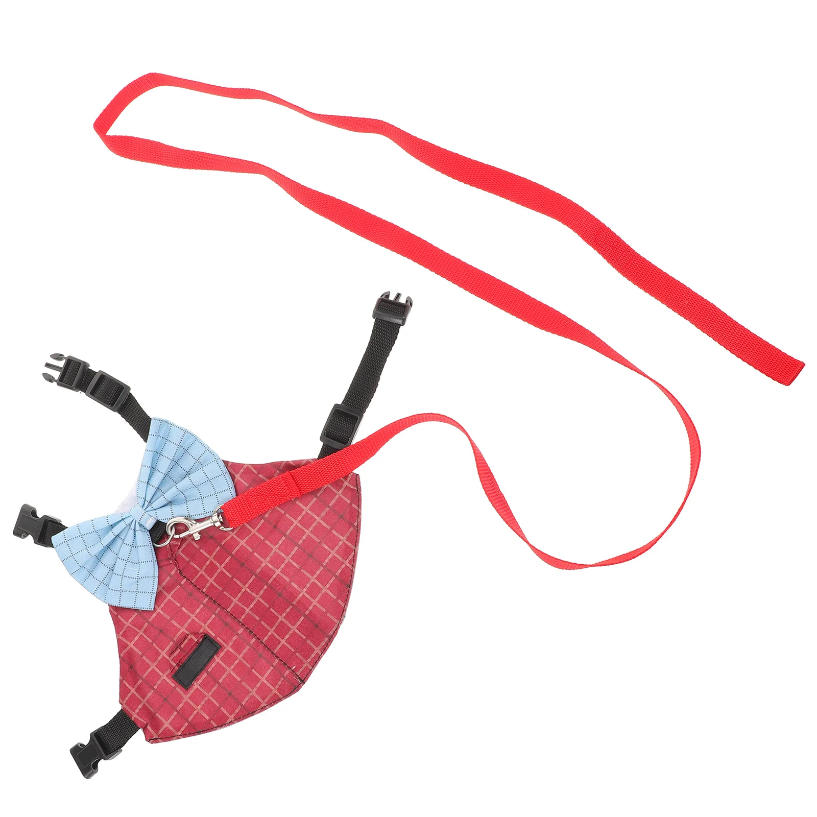 

1Set Bunny Harness and Leash Adjustable Rabbit Gentleman's Suit Harness Set Soft Breathable Small Animal Clothes Outdoor Walking