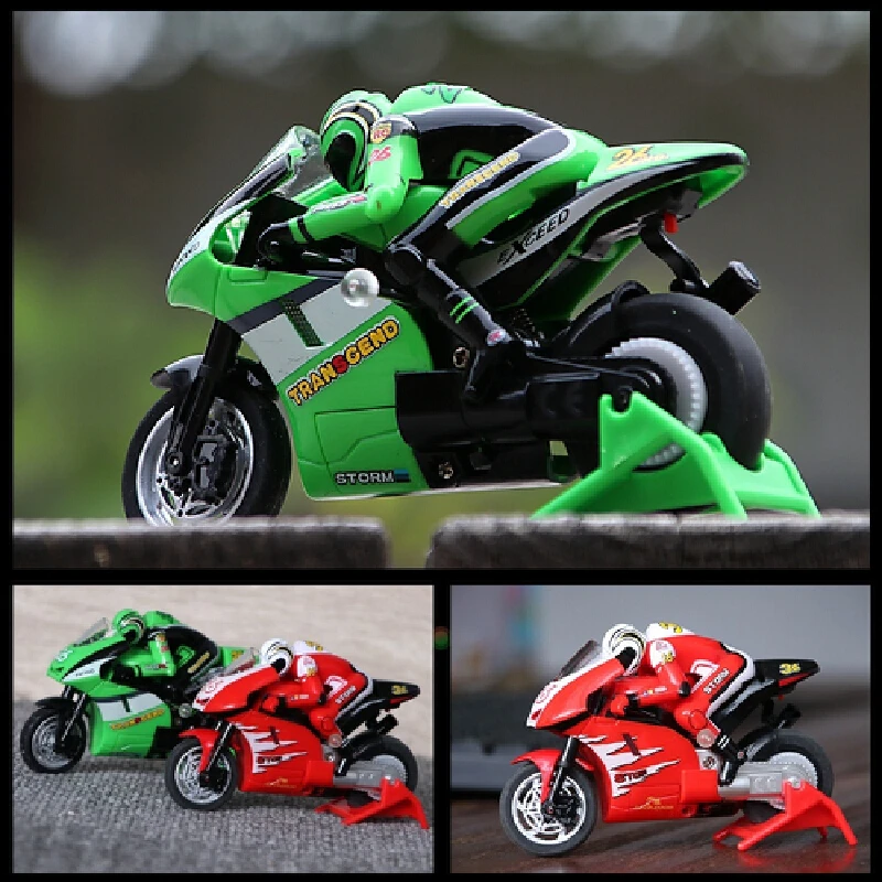 Rc Motorcycle Electronic Remote Control Racing Car High Speed Electric Off-Road Car Rechargeable 2.4ghz Stunt Motorbike For Boys