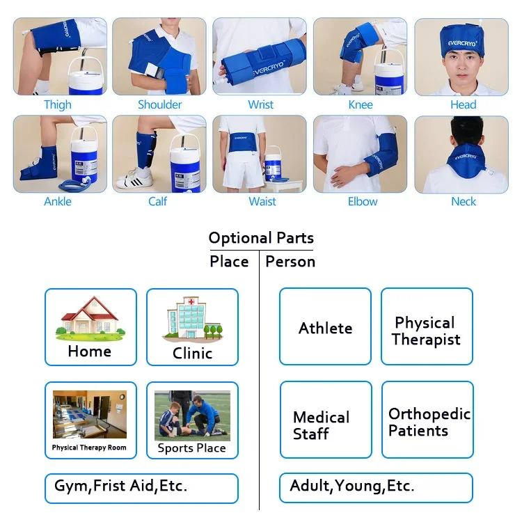 Wholesale Ice Fisioterapia Knee Cold Compression Therapy Machine System Rehabilitation Physiotherapy Equipment