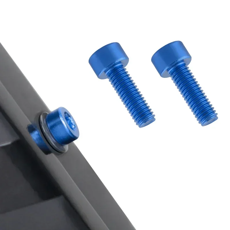 2pcs Bicycle Bottle Cage Screw M5 Aluminum Alloy Cycling Water Bottle Holder Bolts Hex Socket Fixing Screw MTB Bike Accessories image 2
