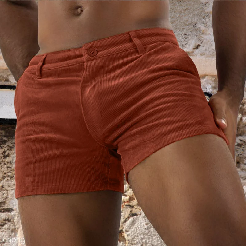 

2025 Summer Men's Cargo Shorts Sweatpants Casual Vintage Shorts Fitness Running Pants Hombre Pocket Bermuda Masculina Shorts