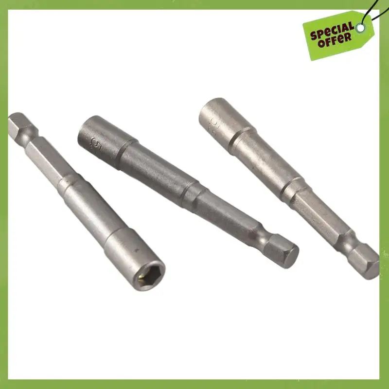 Нежная текстура - длина 65 мм, 5,5 мм, шестигранная отвертка, магнитная бита, 3 шт.