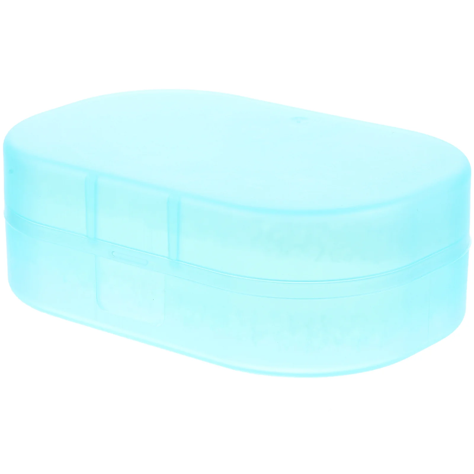 

Soap Holder Transparent Lid Absorbent Sponge Material Compact Travel Soap Box Bathroom Storage Case Bathroom Supplies
