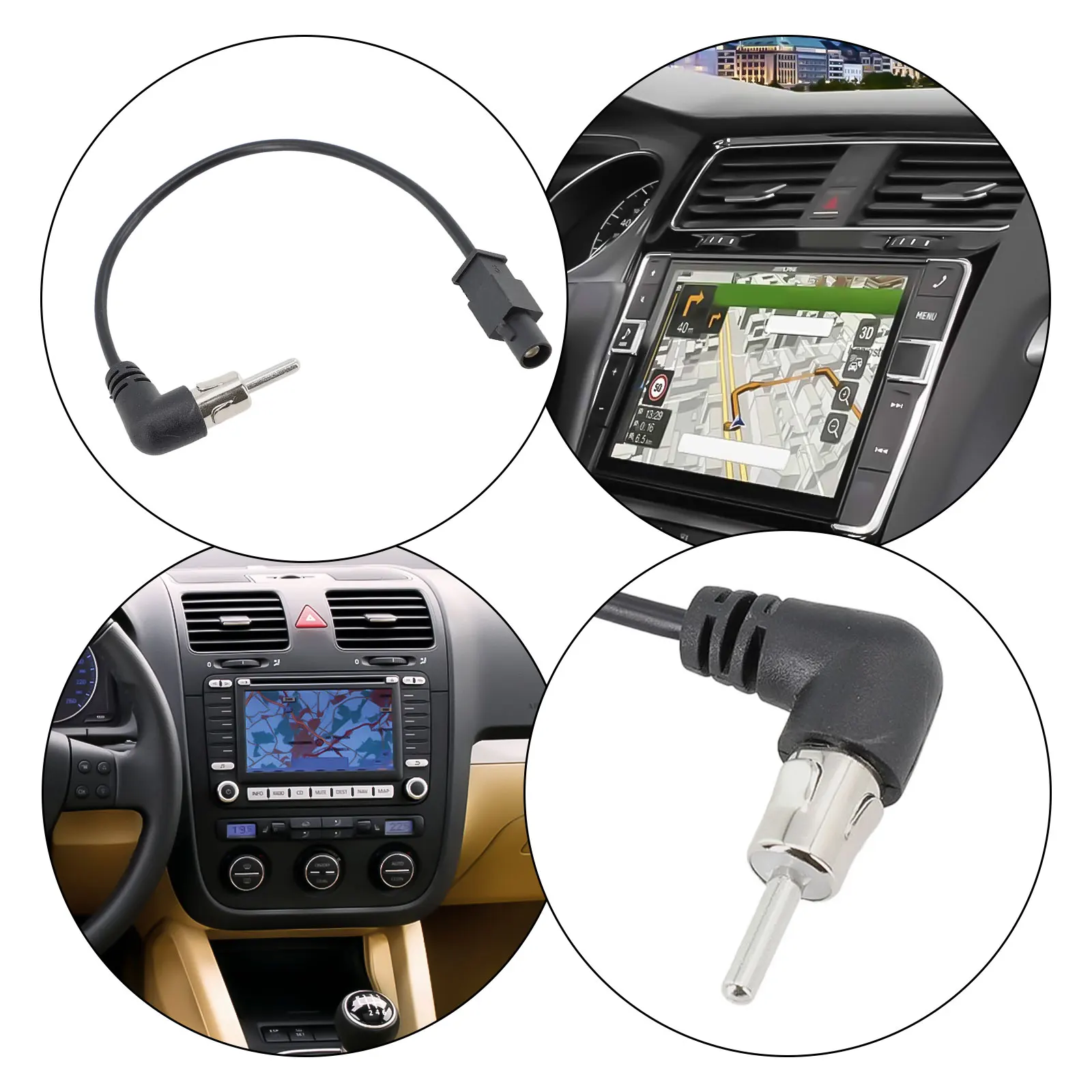 

Автомобильный радиоприемник, установка антенны, кабель-адаптер для Ford для головного устройства AN, стереопроводка, адаптер FM/AM антенны-инструменты