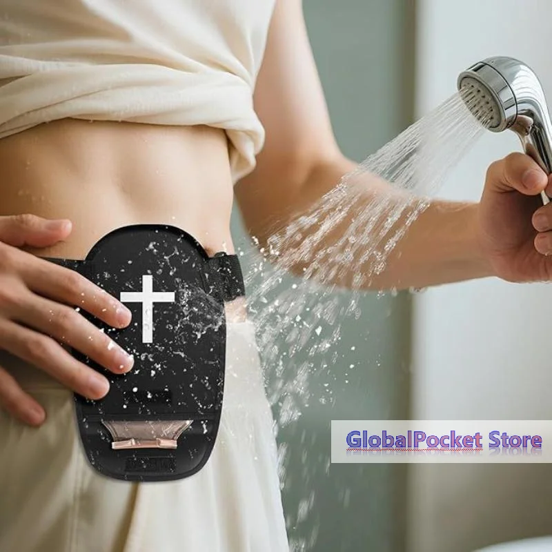 [TG823]1/2Pcs Adjustable Belt Polyamide Ostomy Bag Covers Waterproof Shower Pouch Liners For Stoma Urostomy Ileostomy Recovery
