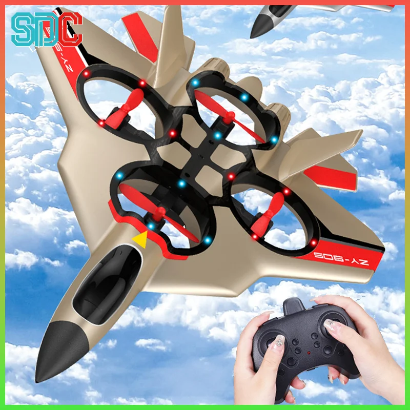 

Zy-905 Su57 Fighter RC Airplane Model Remote Control Aircraft Glider Drop Resistant Foam Quadrotor Toy Gift for Children