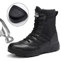 black steel toe