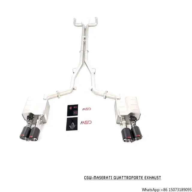 Trustable Quality High Performance Valve Exhaust Muffler Catback for Quattroporte 3.0T 4.7 Exhaust