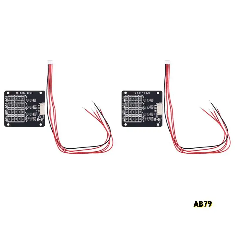 2X Lifepo4 Batteria al litio ferro fosfato Scheda di bilanciamento passivo Piastra di bilanciamento equalizzatore passivo (1-4S)