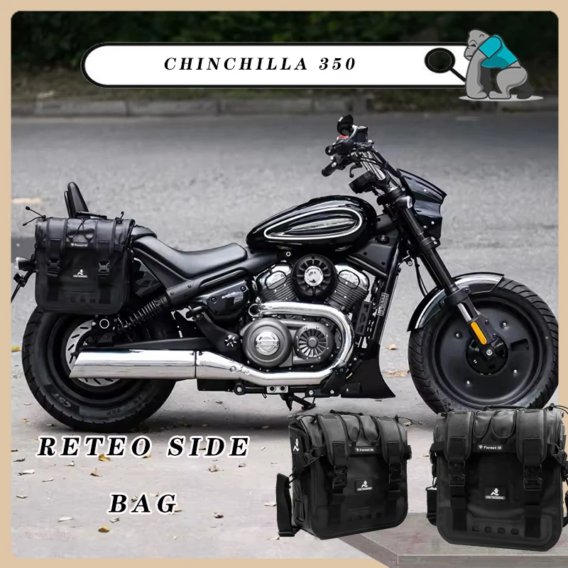 BD チンチラ 350 オートバイサイドバッグオートバイフレームクラッシュバー防水バッグバンパー修理ツール配置バッグ防水
