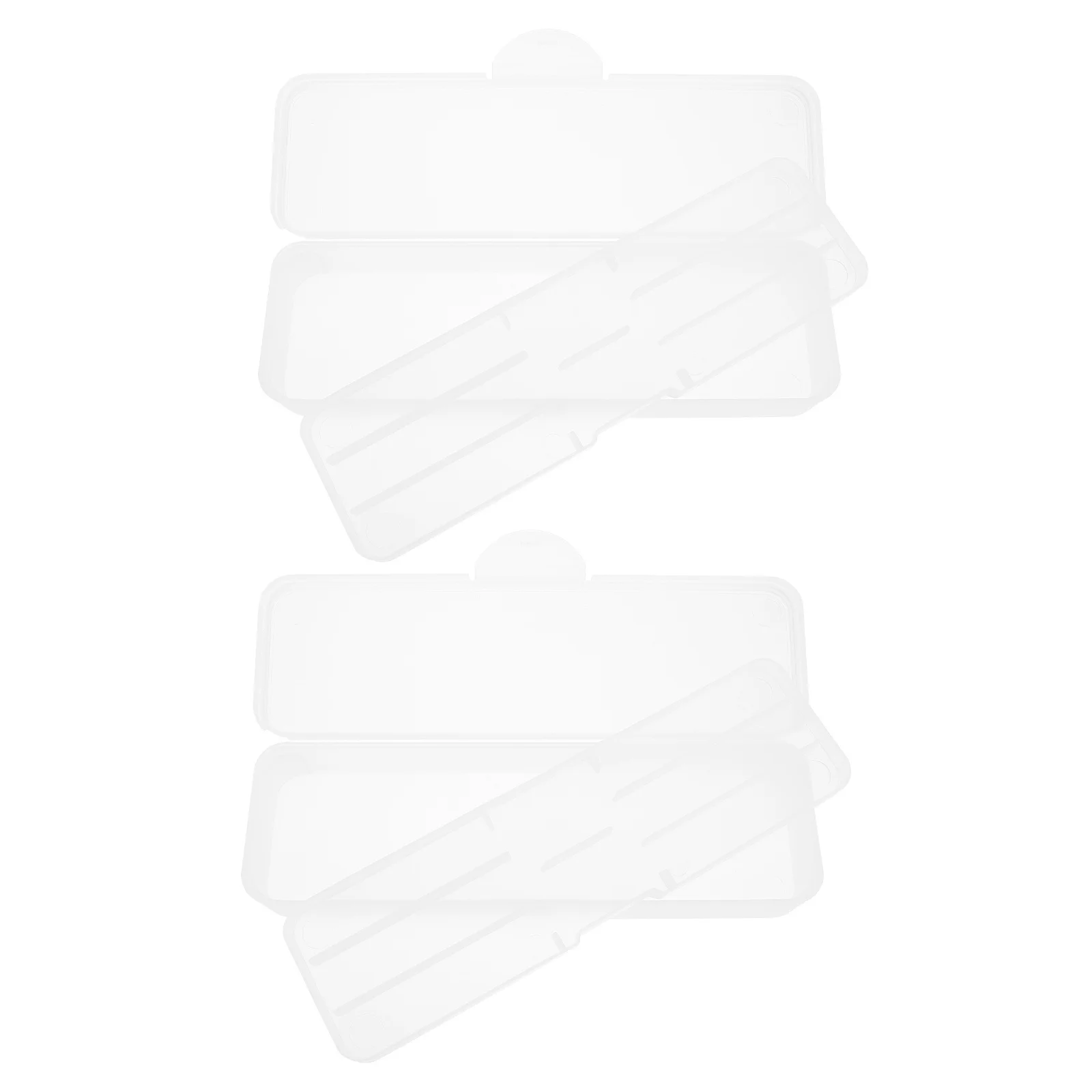 2 قطعة صناديق أدوات مانيكير مسمار الفن حقيبة للتخزين لصالون أدوات الطحن المنظم حامل أدوات فارغة المحمولة مسمار العرض