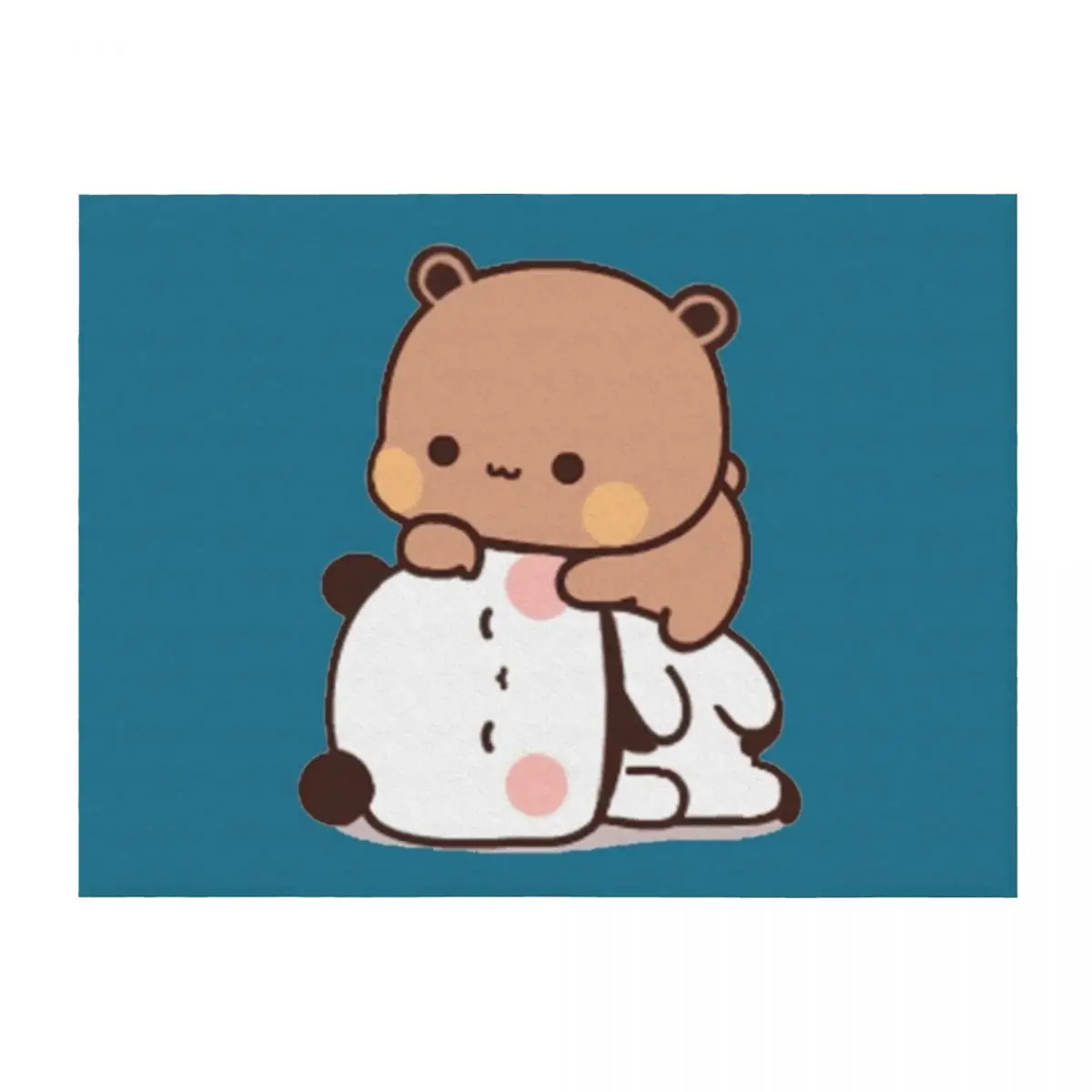 

Cute Dudu Is Laying On The Sleeping Bubu Throw Blanket Soft christmas decoration Single warm winter Blankets