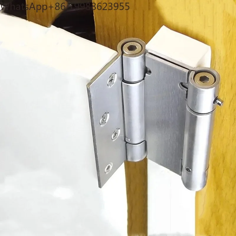 Thicken Stainless Steel Two-way Door Opening Hinge Bedroom Door Spring Mute Bearing Hinges Furniture Hardware Tools Accessories