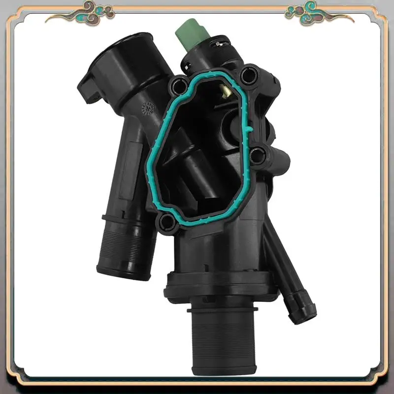 

A73Q-1336AS 9682141580 9M5Q-8A586 Thermostat For Ford Fiat Citroen 308 3008 407 RCZ DS4 DS5 Thermostat Housing
