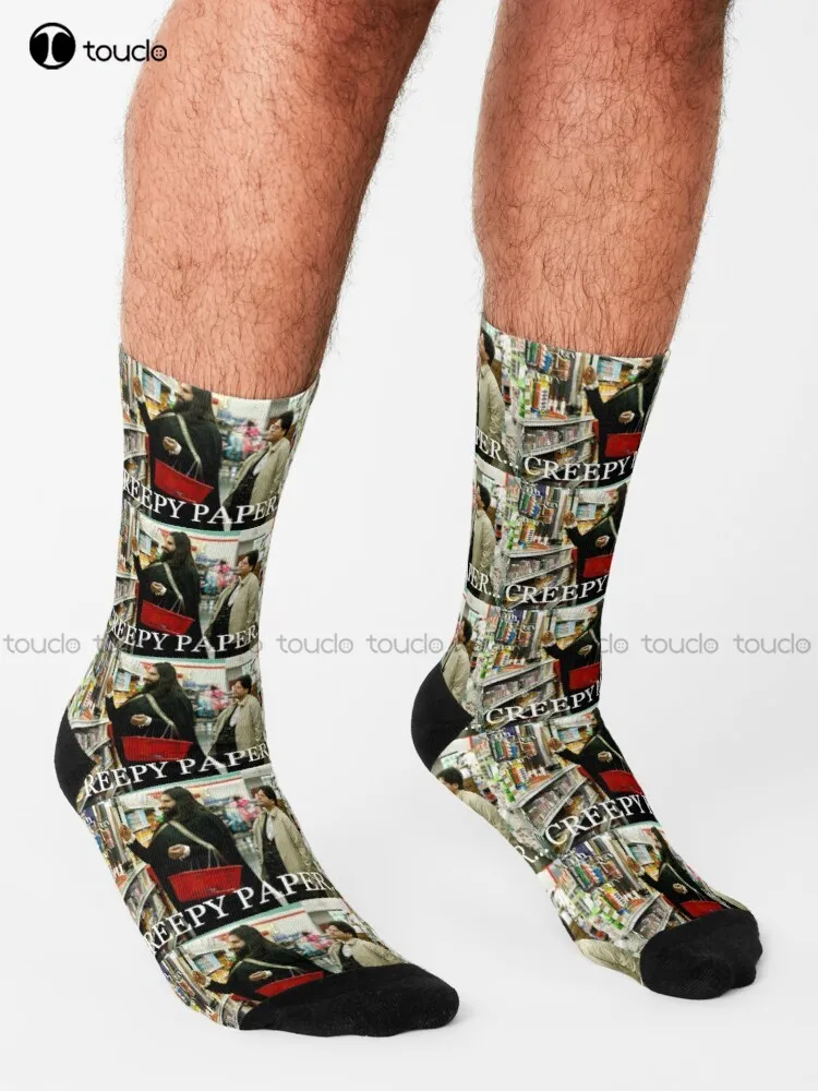 Nandor’S Creepy Paper What We Do In Shadows Socks Halloween Socks 360° Digital Print Comfortable Best Girls Sports Funny Gift