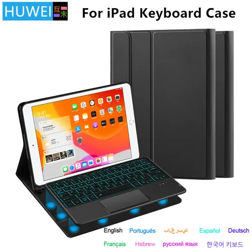 HUWEI teclado mágico para iPad Air 4 funda Air 5 2022 funda 2018 9,7 air 2/1 Air 3 Pro 10,5 11 Ipad 10,2 7/8/9th para ipad air 5