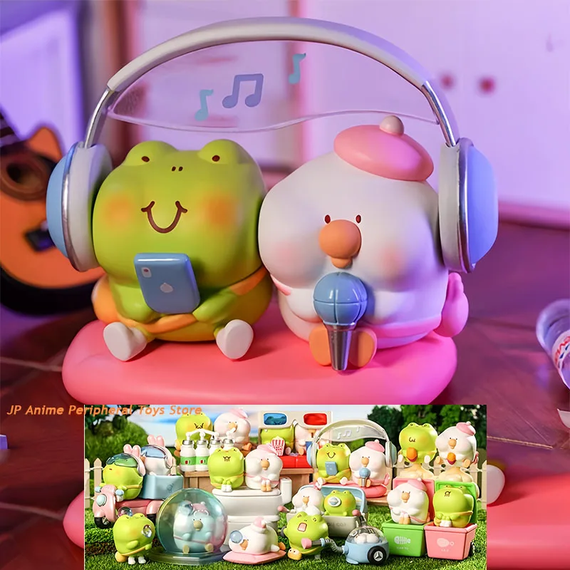 Genuine Toby and Frog Friend Series Blind Box Toys conferma Style Kawaii Animal Anime Figure giocattoli alla moda regalo di compleanno per bambini