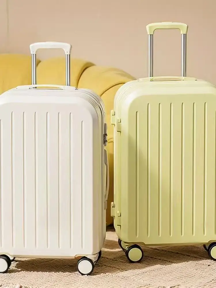 durable-travel-suitcase-women's-20-inch-carry-on-lightweight-portable-luggage-with-password-lock-and-four-wheel-rotation