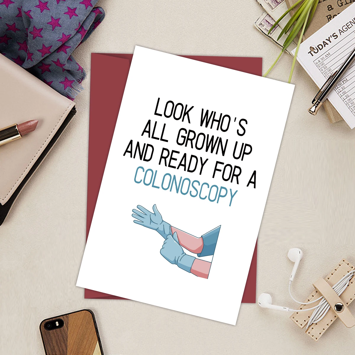 بطاقات مزحة عيد ميلاد مضحكة ، طبيب مثير للاهتمام لإجراء الفحص للعائلة ، بطاقات مضحكة شقية للأخت والأخ #1