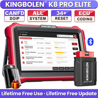 KINGBOLEN K8 PRO/K8 ELITE Car Diagnostic Tools CANFD DOIP Auto OBD OBD2 Scanner All System ECU Coding Active Test Free Update