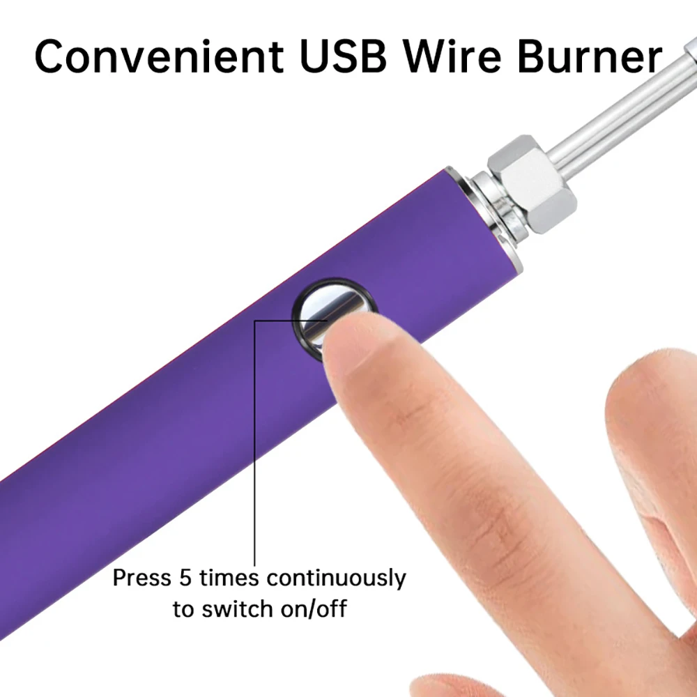 510 Мини-паяльник, ручка, регулируемое напряжение, портативная USB-ручка для записи, батарея с предварительным нагревом, 400 мАч, идеально подходит для проектов DIY