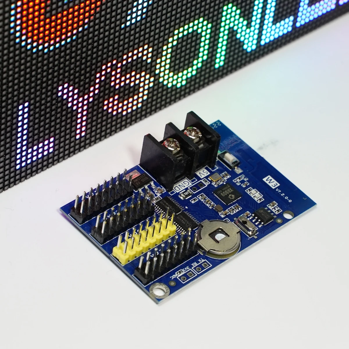 Hot Huidu HD-W3A Repalce HD-W03 WiFi Wireless Single-dual Color LED Display Controller