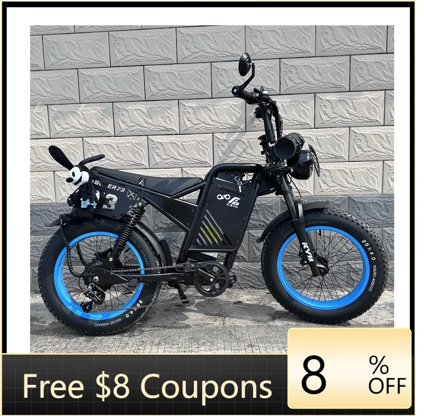 

STLF Высокоскоростной 1000 Вт Power Fat Tire All Terrain Ebike Long Range Mtb E Bike Взрослые Полная подвеска Электрический горный велосипед для грязи