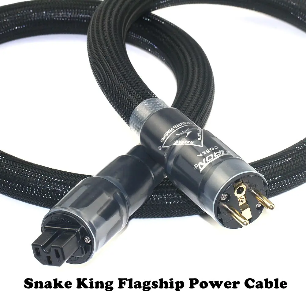 

Shunyata Research Snake King Power Cable Flagship Anaconda EU Gold Plated CD Gallbladder HiFi Power Connection Cable