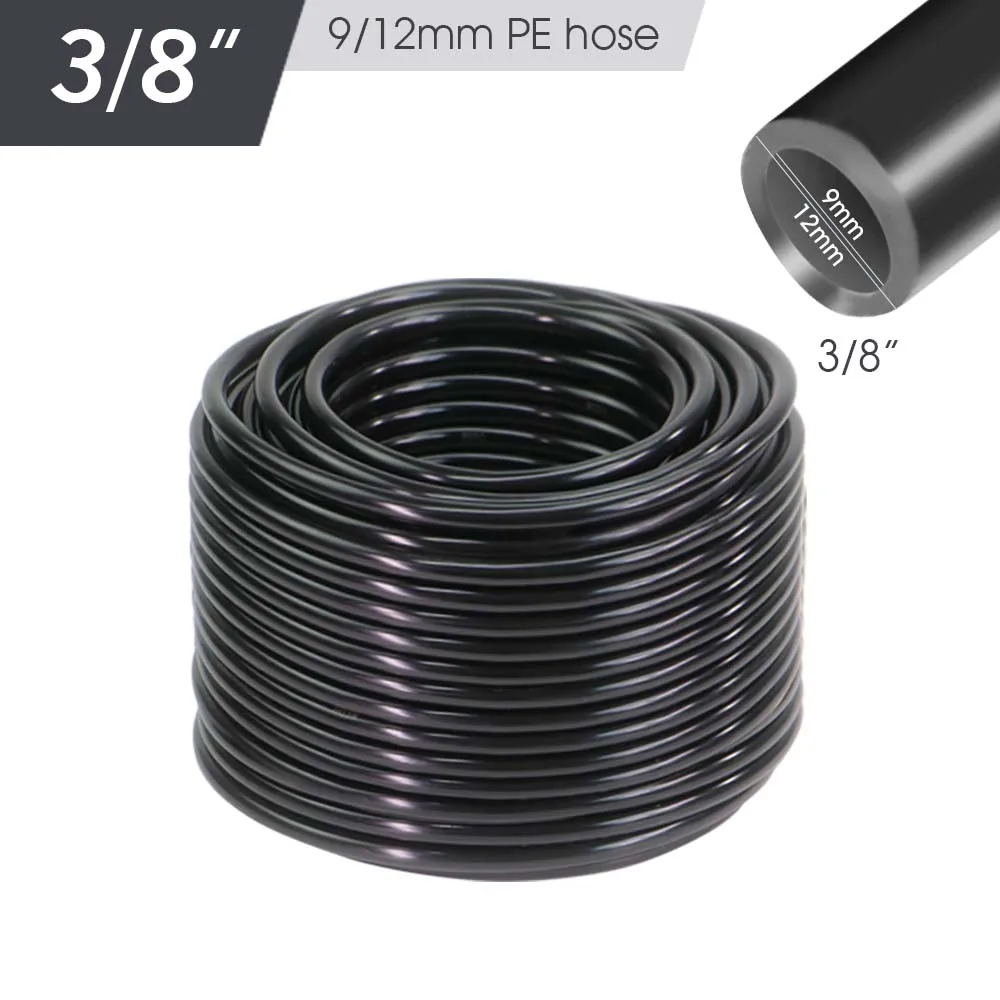 50-5m Tuin 1/4 ''5/8mm 3/8" 1/2 ''PE Slang Gratis DIY Tuinieren Automatische Watering Systeem Ponsen Druppelirrigatie Kanaal Apparaat