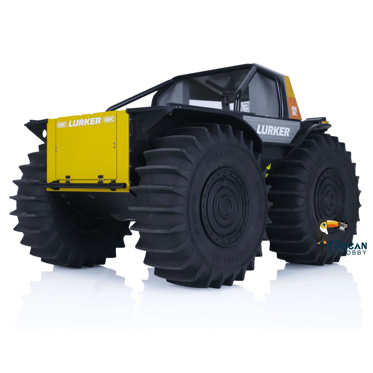 Voiture d'escalade télécommandée amphibie modèle Toucan pour adultes, véhicule tout-terrain RC 1/10, voitures Inoler tout-terrain D-E077