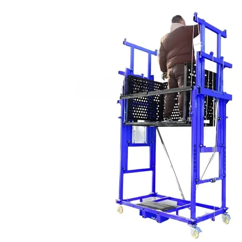 electric scaffolding elevator mobile lifting platform automatic remote control folding elevator