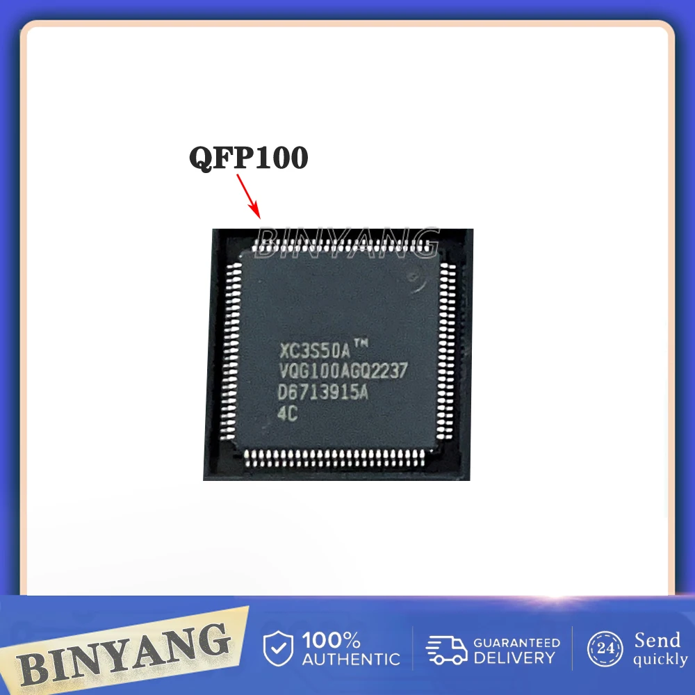 1PCS/lot XC3S50A-4VQG100C QFP100 XC3S50 100% new imported original IC Chips Fast delivery