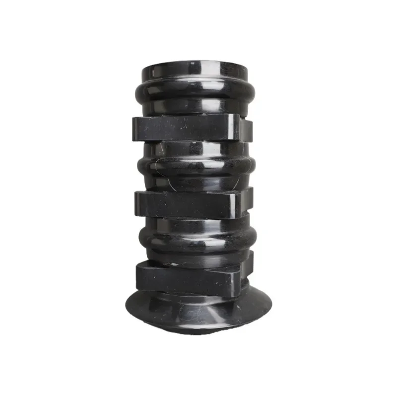 Natural marble stacked flower arrangement vase, ornament