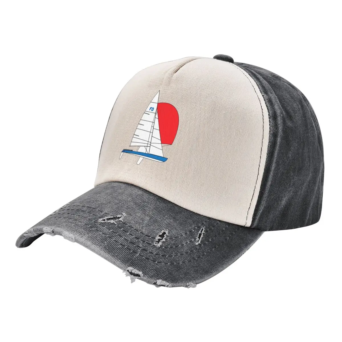 

Flying Dutchman Sailboat Baseball Cap derby hat Military Cap Man Men's Women's