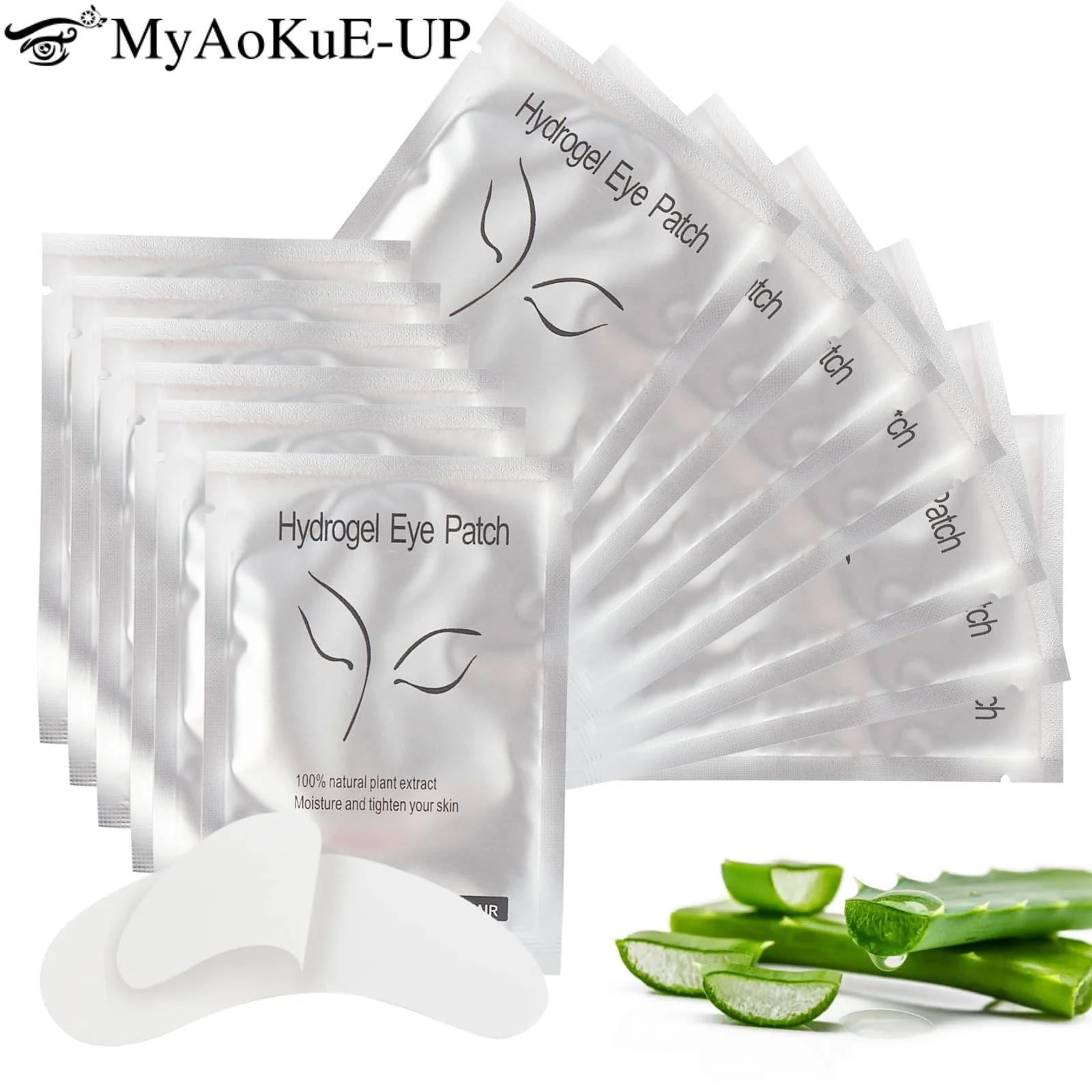 20 pares almofada de cílios gel hidrogel olho remendo enxertia sob o olho adesivo de papel raposa envolve almofadas extensão de cílios ferramenta de maquiagem