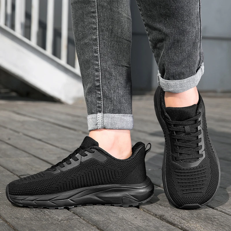 

Men's Wide-Toe Sneakers Outdoor Jungle Trail Running Shoes Black Versatile Daily Casual Shoes Barefoot Wide-Foot Men's Shoes