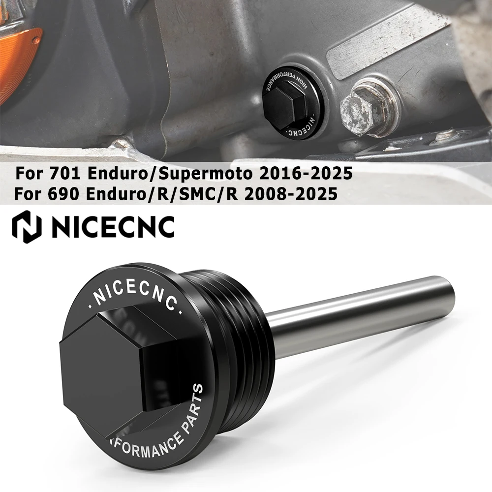 Para KTM 690 Enduro R SMC SMCR 2008-2025 tornillo de tapón de drenaje de aceite magnético para Husqvarna 701 Enduro Supermoto 16-25 GasGas 700 SM/ES