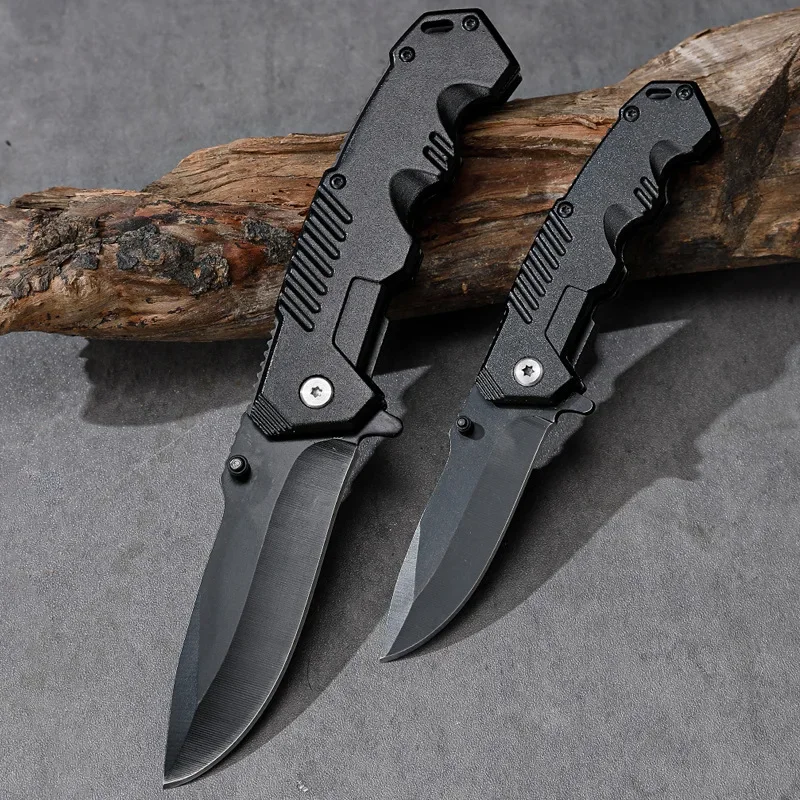 

Hot selling high carbon steel folding knives, outdoor EDC folding knives, camping outdoor diving survival self-defense knives