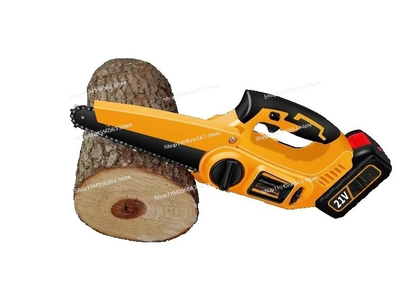 8 Inch Single Hand Saw Double Electric Double Chain Cordless Chainsaw Brushless Motor 21V Battery