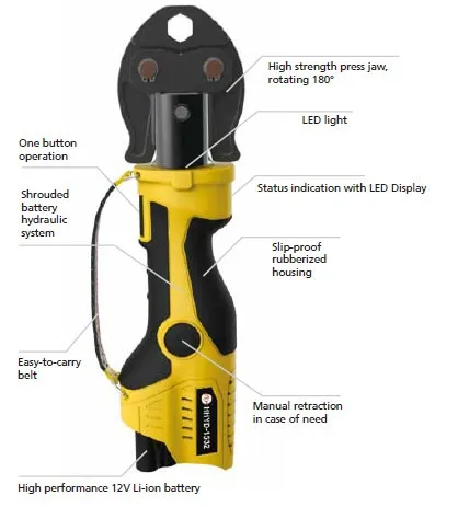 Picture 6: Cordless Battery Powered Hydraulic Pipe Press Tools