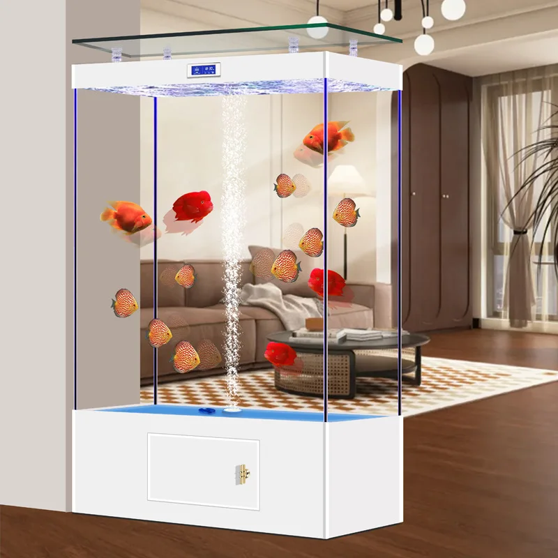 مرشح علوي جديد مخفي لخزان الأسماك المؤكسج، قسم غرفة المعيشة الاحترافي الراقي