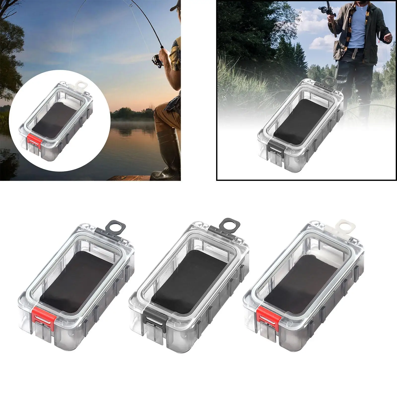 Tackle Box Small Kayak Mini Tackle Box Waterproof Fishing Lures Box Fishing Accessories Storage Box Fishing Hook Organizer