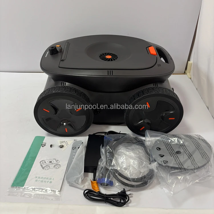 سلسلة تنظيف حمام السباحة، منظف حمام السباحة الأوتوماتيكي اللاسلكي، تحكم قوي في تطبيق إزالة الحطام لتنظيف حمام السباحة العام الكبير #2