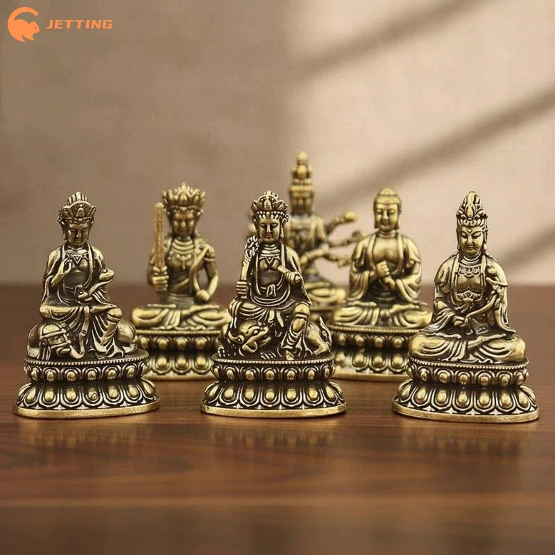 (New) 1Pcs Brass Eight Guardian Statues, Zodiac Birth Figurines For Home And Desktop Decoration, Pocket-Sized