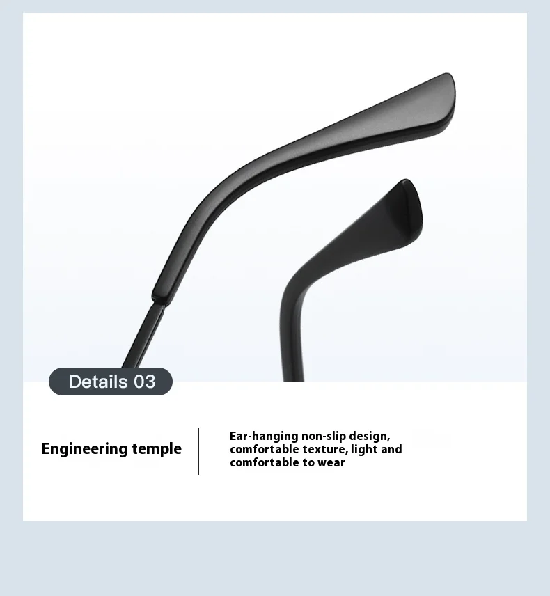 VCKA 3-in-1-Sonnenbrillengestell mit Myopie, klassischer Herren-Magnetclip, polarisiert, verschreibungspflichtig, für Damen, individuelle Optik, -0,50 bis -10 – Detail 9
