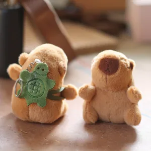 Capivara Water Dolphin Pendant Plush Toy Doll, Saco Charm Chaveiro Bonecas, Rede de Algodão, Vermelho, Adorável, Bonito, Adorável, 1 Pc, 2 Pcs, 4 Pcs, 6Pcs 10 principais vendas sininho chaveiro - №7