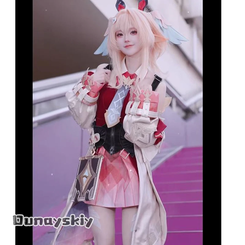 ヘメラ-原神インパクト-リネア-コスプレ衣装-女性アニメゲーム同スタイル衣装-ハロウィンパーティー-ロールプレイ-ドレスアップセット-ロリータ