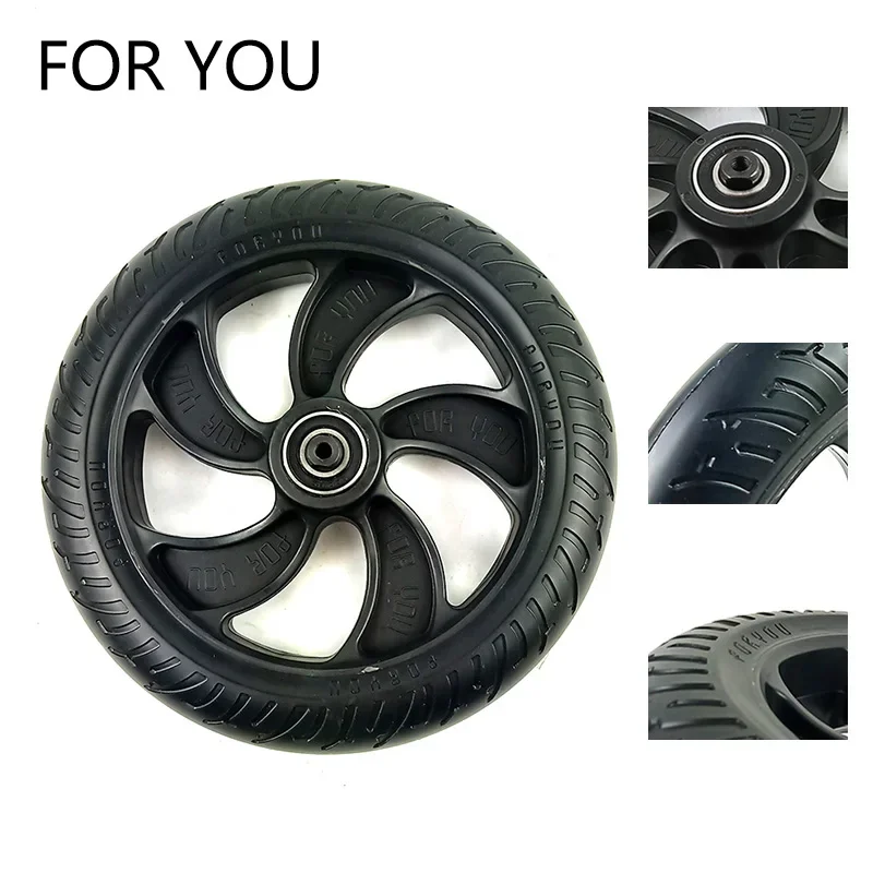 

Подходит для аксессуаров для складных электросамокатов Kugoo, популярная внешняя шина с 8-дюймовым ободом/твердая шина.