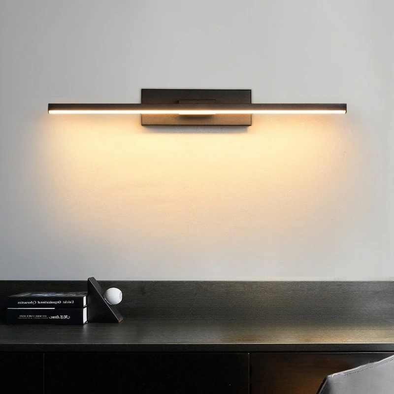 Bedroom Bedside Wall Light 330° Rotatable Adjustable Light Angle Indoor LED Wall Lamp Simple Light Fixture Aluminum